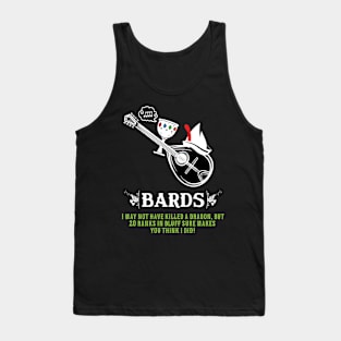 RPG Definition of Bards Tank Top